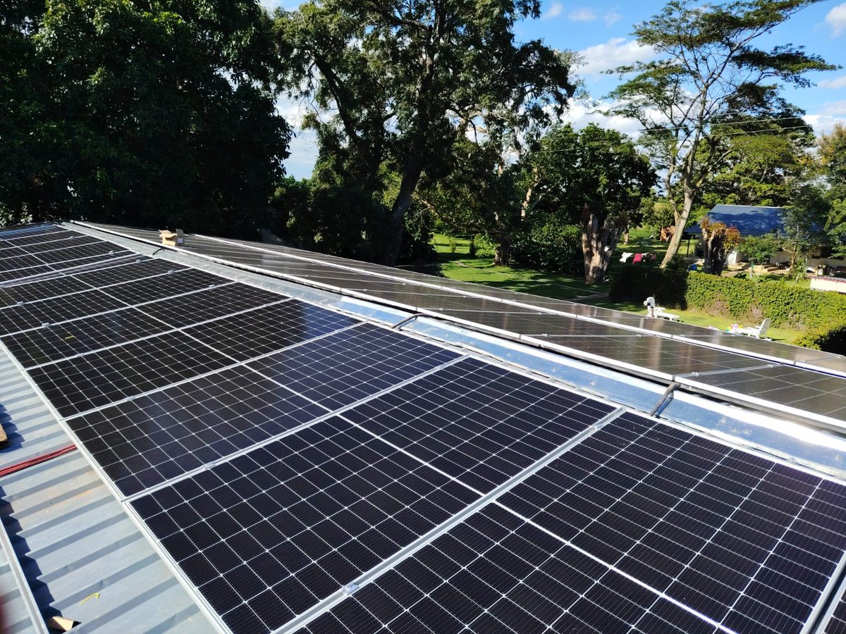 Zambia farm solar installation